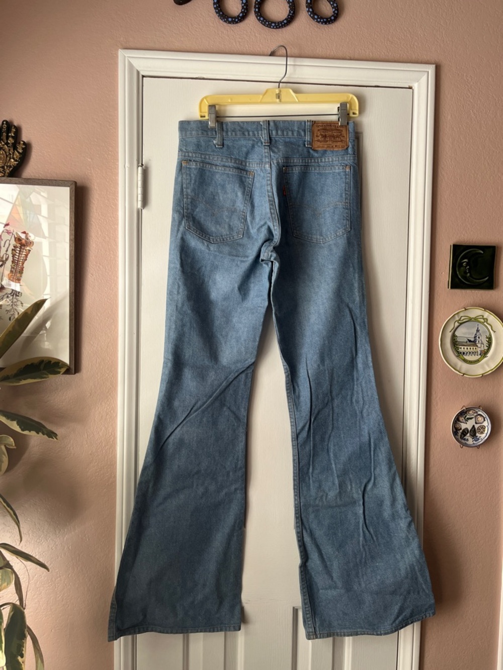 Vintage- Orange Tag Levi’s Light Blue Flared Women’s Jeans